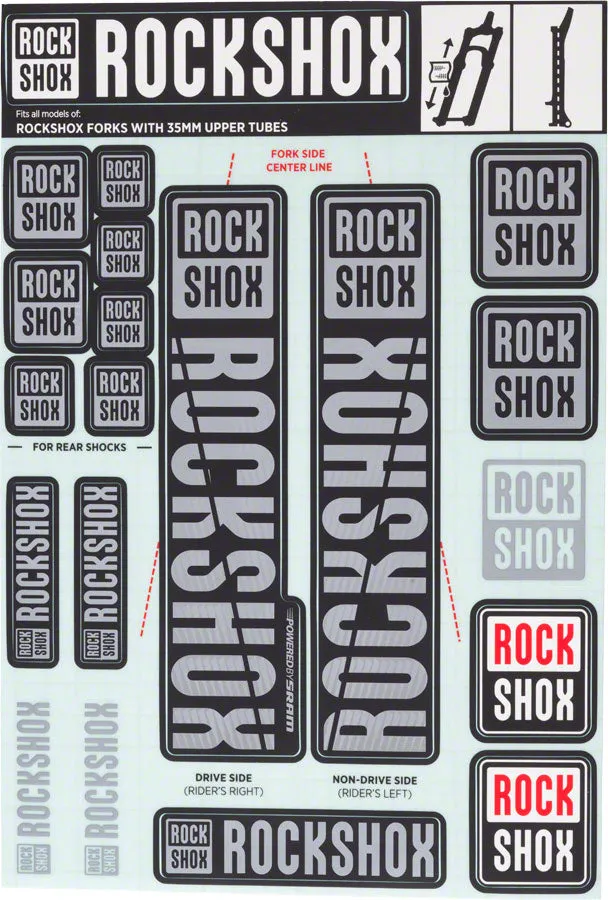 RockShox Decal Kit