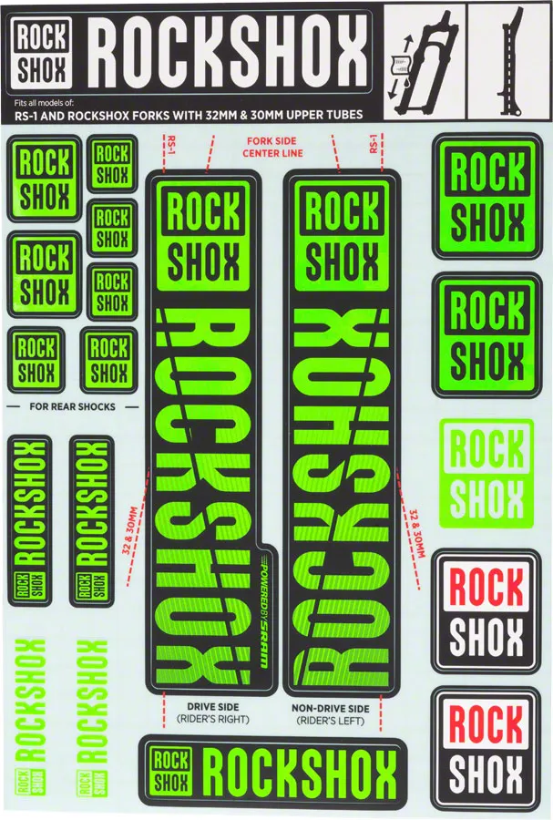 RockShox Decal Kit