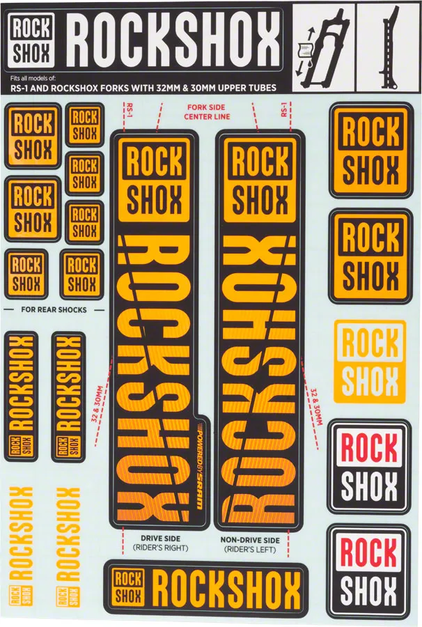 RockShox Decal Kit