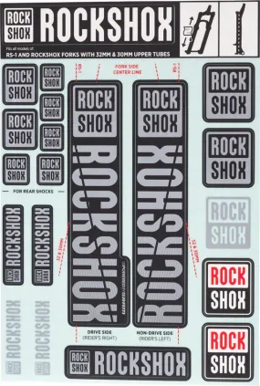 RockShox Decal Kit