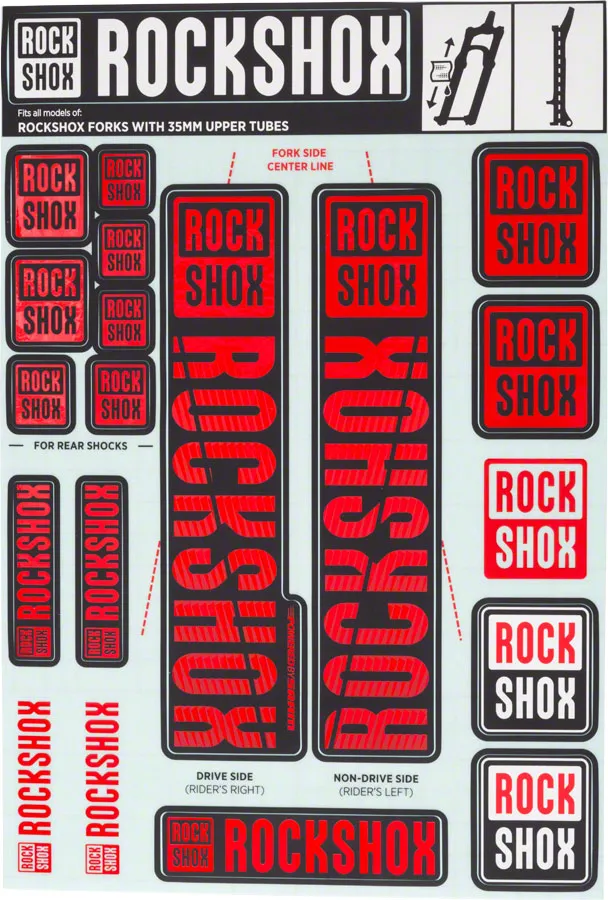 RockShox Decal Kit