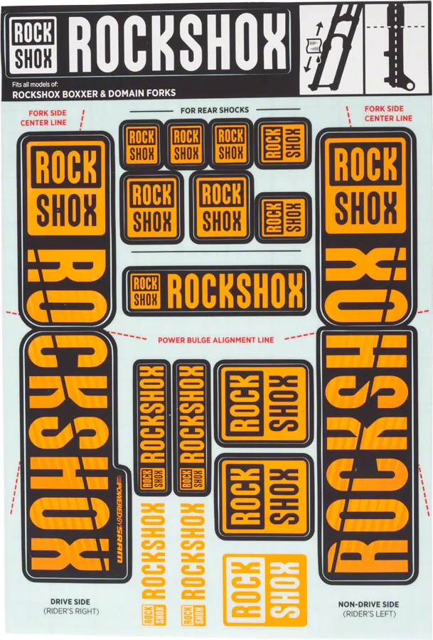RockShox Decal Kit