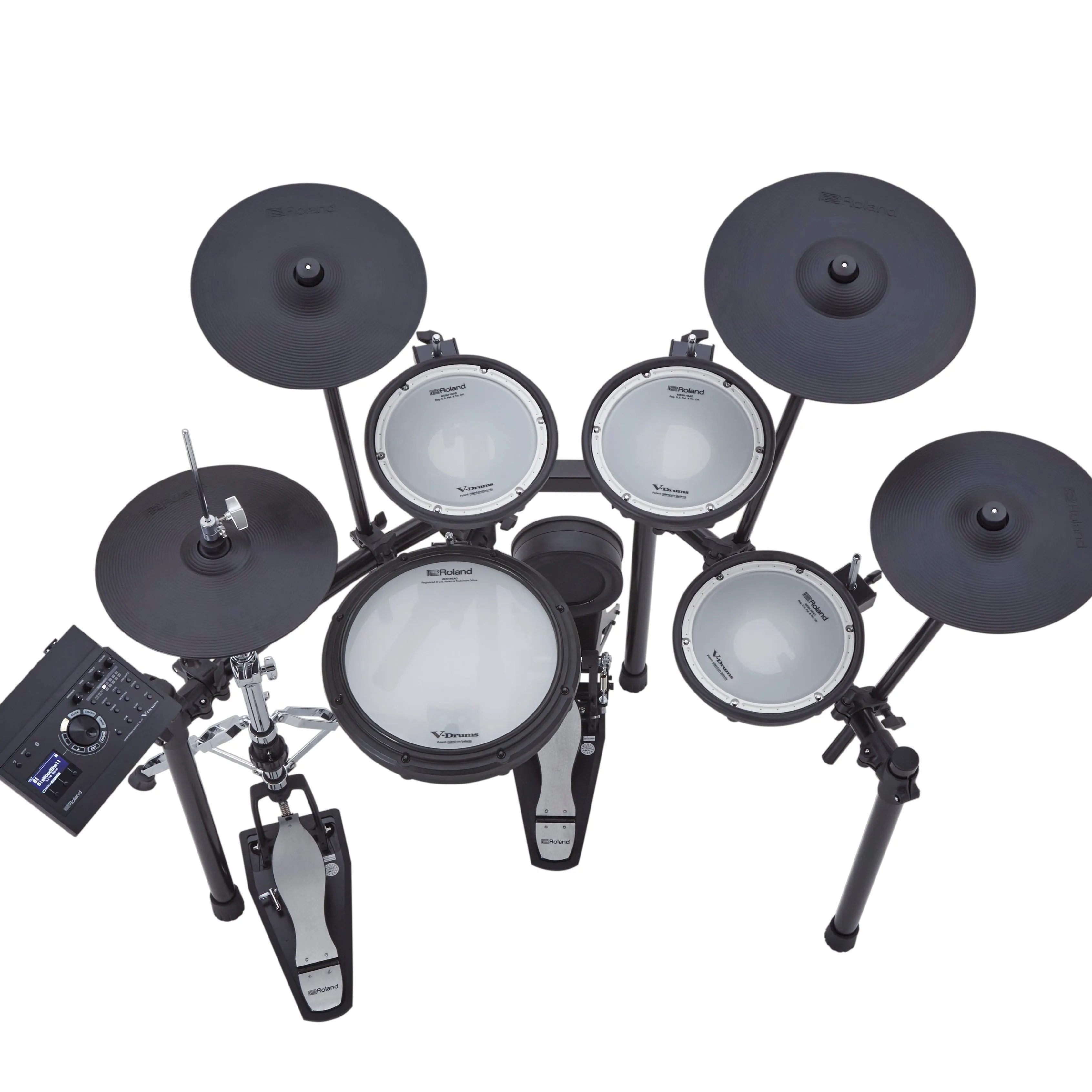 Roland 5pc Electronic V-Drums Series 2 Kit w/ 2 Crashes, Ride, Hi-Hat  (TD-17KVX2S-COM)
