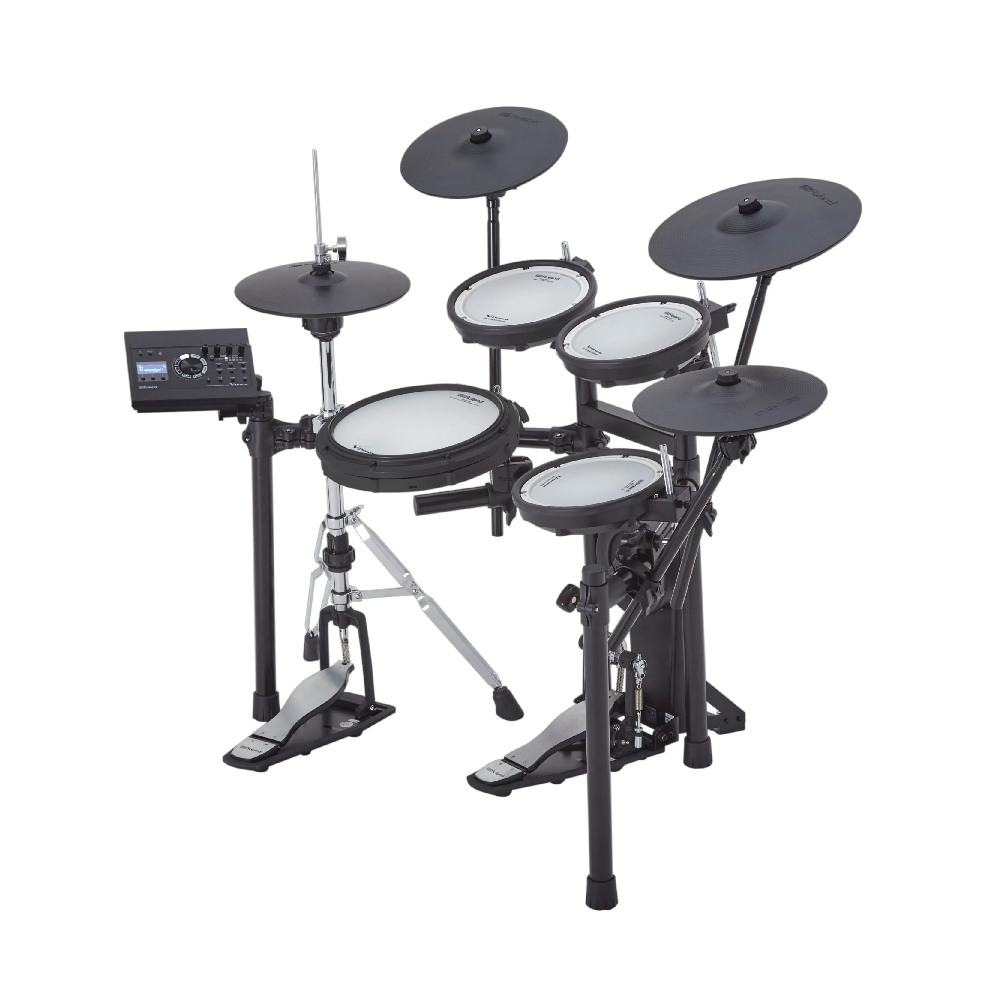 Roland 5pc Electronic V-Drums Series 2 Kit w/ 2 Crashes, Ride, Hi-Hat  (TD-17KVX2S-COM)