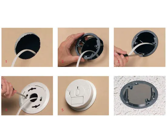 Round Low Voltage Mounting Bracket,w/ Mounting Wings