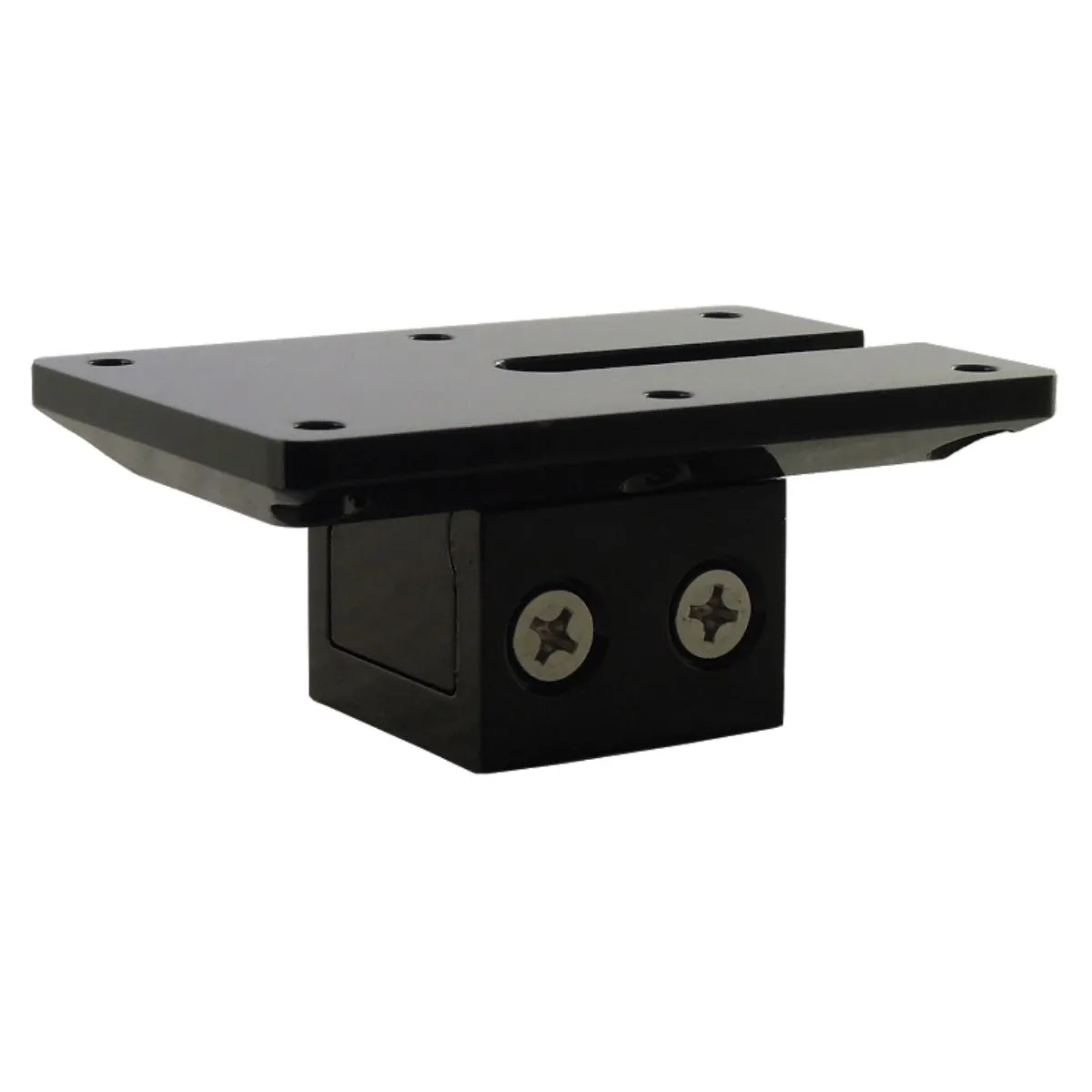 RPM Flat Mount Bracket For Surface/Deck Mount (Black) - RPMFMCBLK
