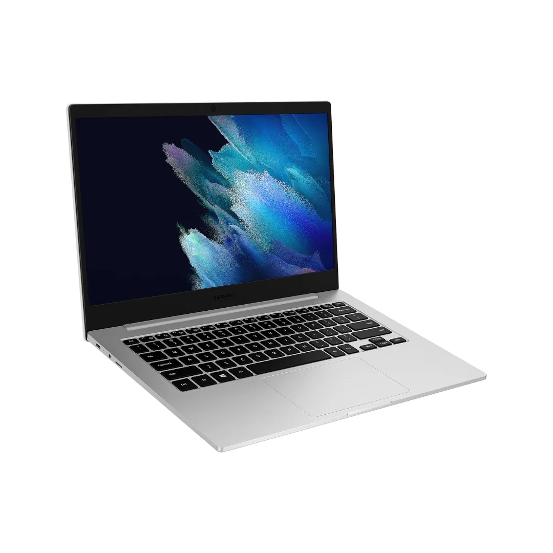 Samsung Galaxy Book Go (Snapdragon 7c Gen 2/ 4GB/ 128GB Storage/ Win 11/ Silver) Laptop