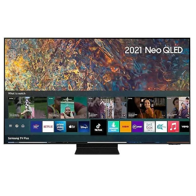 Samsung QE75QN95A (2021) Neo QLED HDR 2000 4K Ultra HD Smart TV, 75 inch with TVPlus-Freesat HD, Black