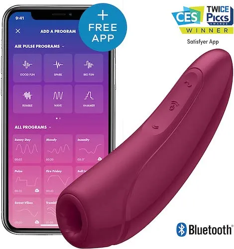 Satisfyer ''Curvy 1 '' Clictoral Vibe -Burg