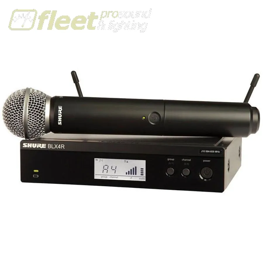 Shure BLX24R/SM58 Handheld Wireless SM58 Microphone System