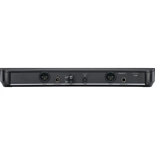 Shure BLX288/PG58 Dual Channel Wireless Handheld Microphone System - H10 Band