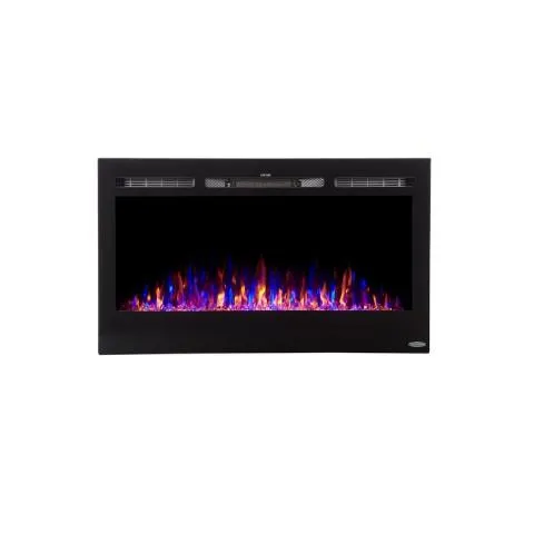 The Sideline 36 Inch Recessed Smart Electric Fireplace 80014