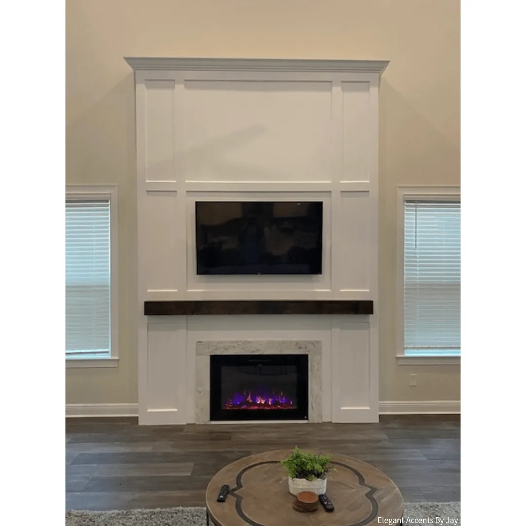 The Sideline 36 Inch Recessed Smart Electric Fireplace 80014