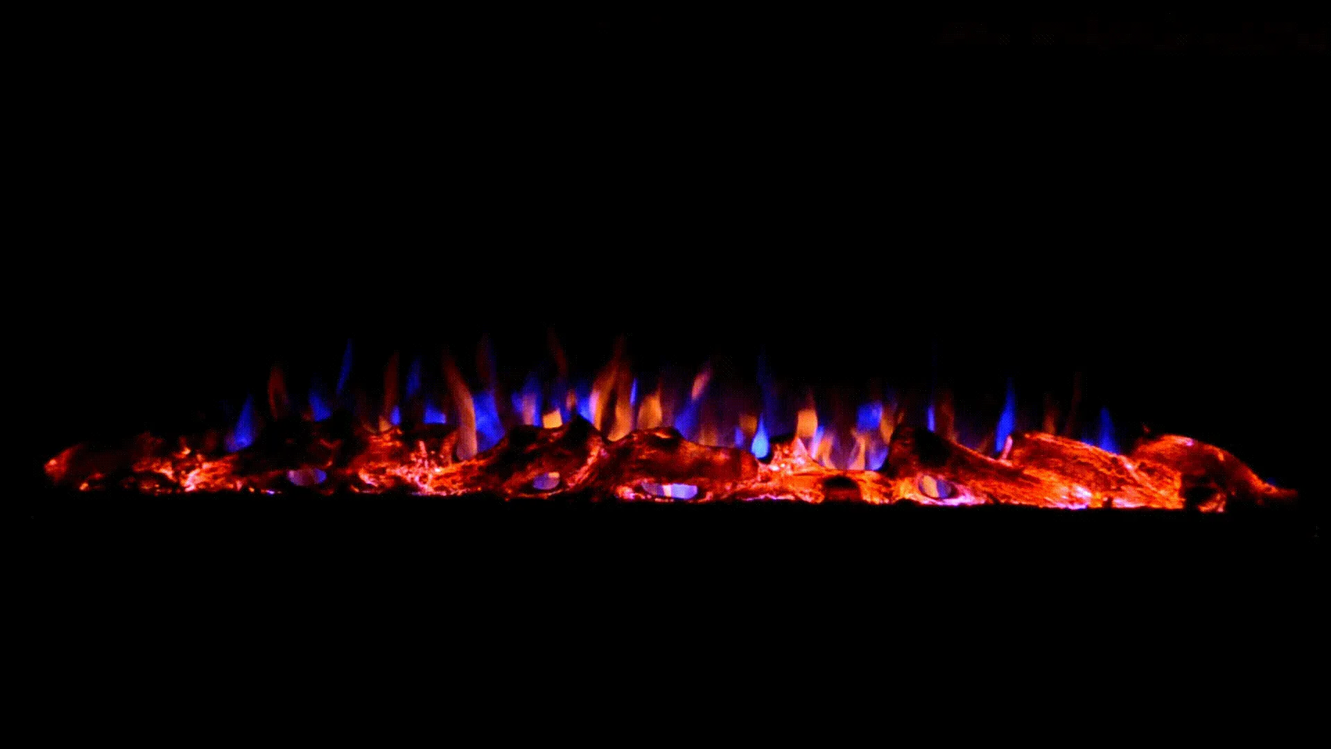 The Sideline 36 Inch Recessed Smart Electric Fireplace 80014