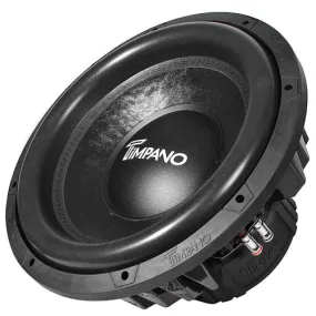 Timpano 12" Subwoofer Dual 4 Ohm 2500 Watts Max Power TPT-T2500-12 D4 Single