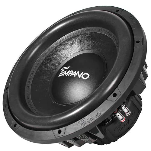 Timpano 15" Subwoofer Dual 4 Ohm 2500 Watts Max Power TPT-T2500-15 D4 Single