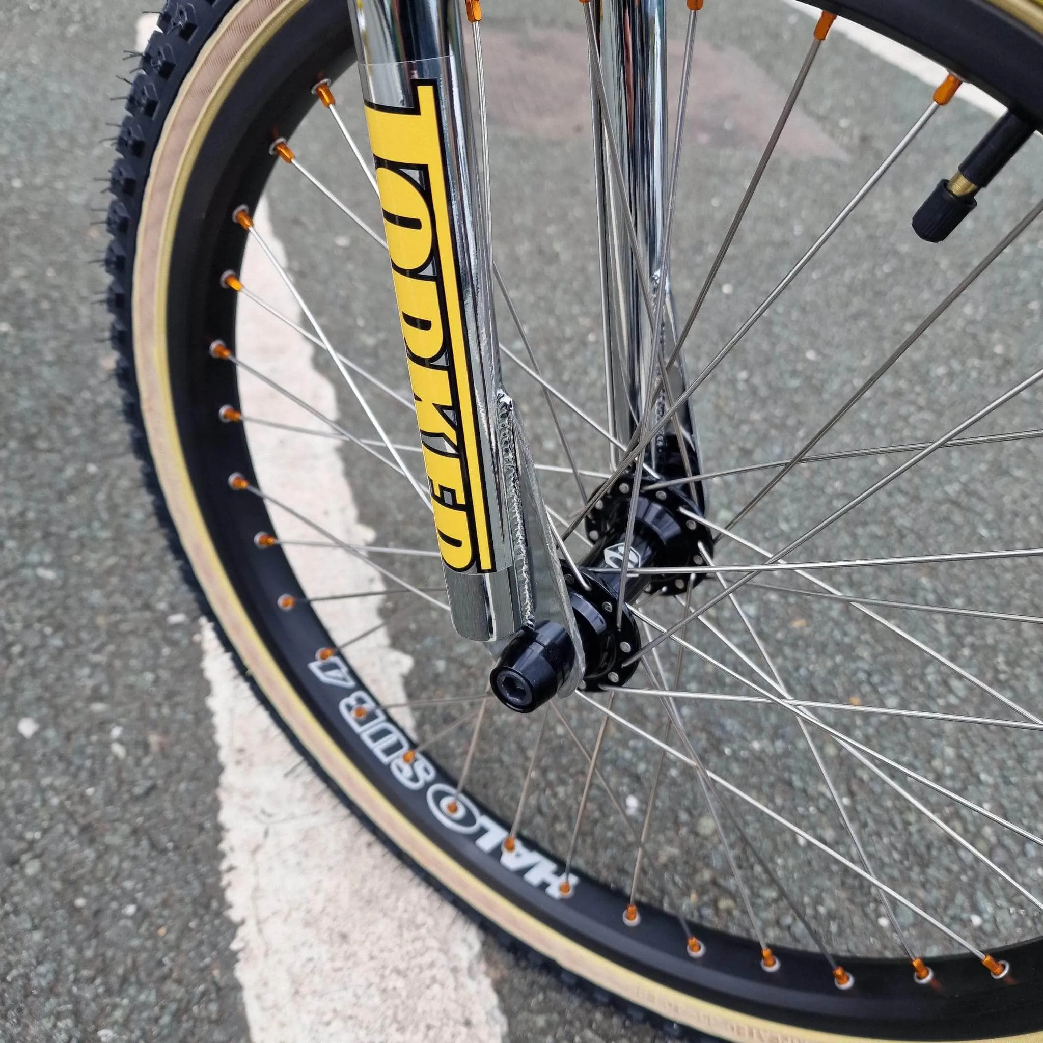 Torker EK Pro XXL Custom Bike Chrome / Gold / Black
