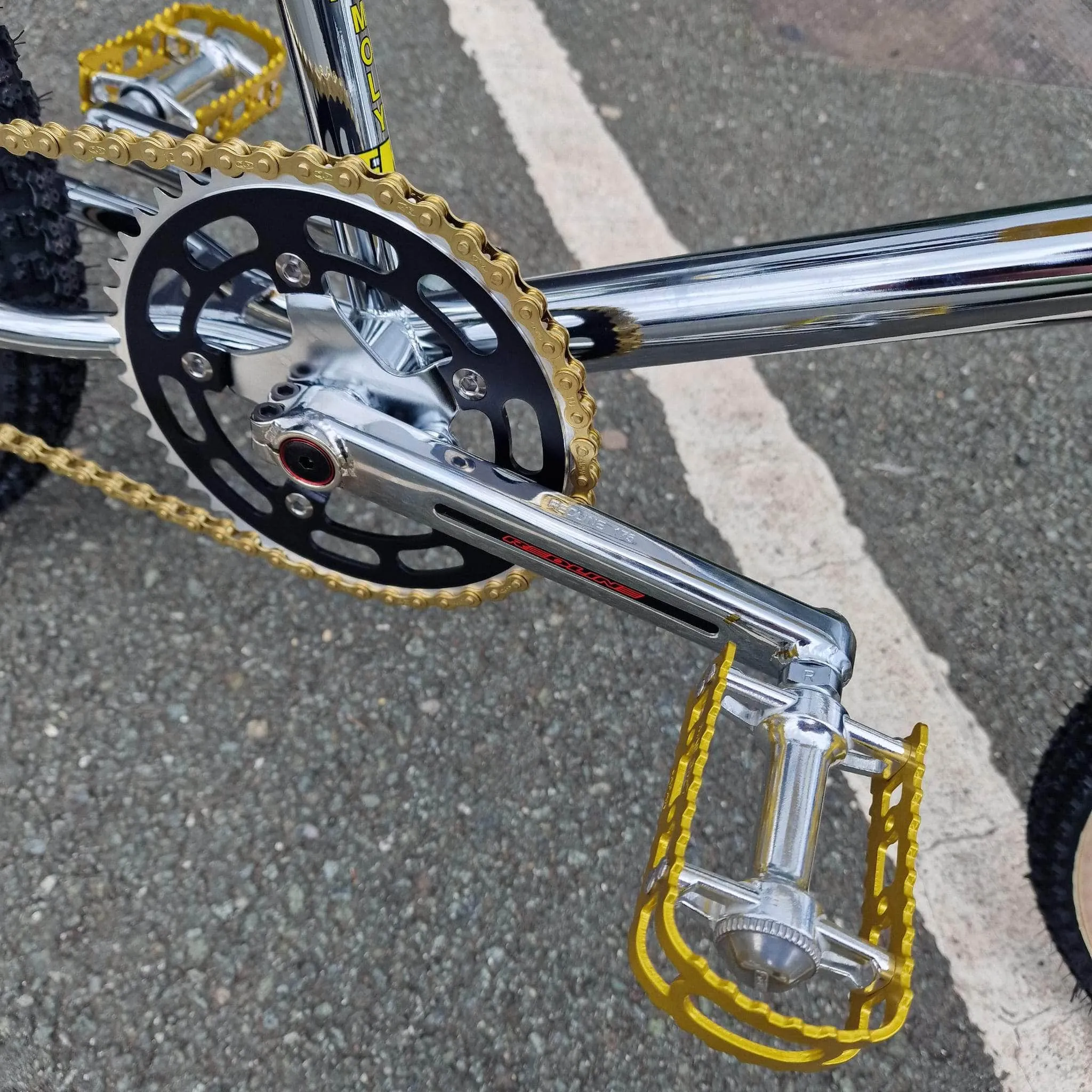 Torker EK Pro XXL Custom Bike Chrome / Gold / Black