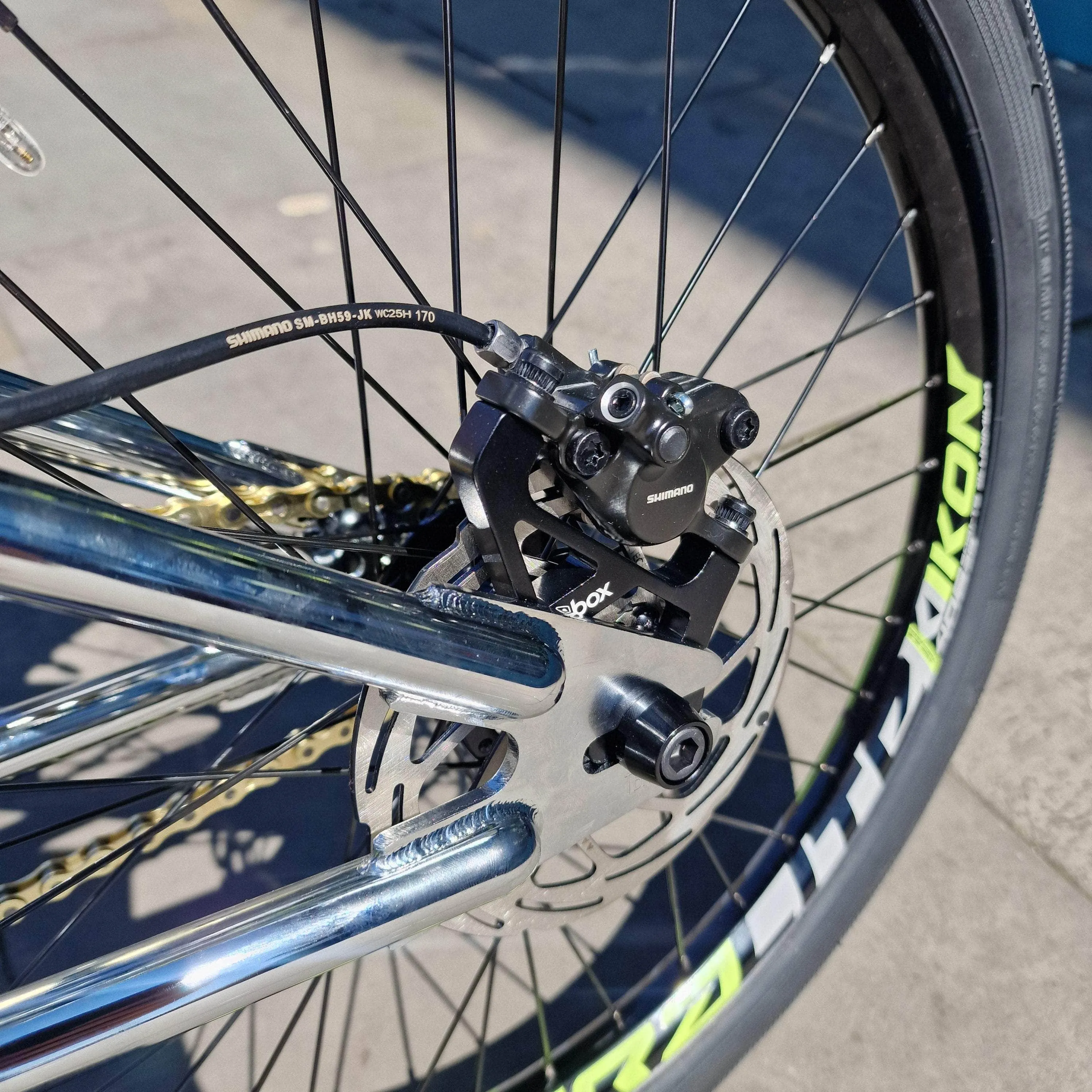 Torker Pro-X XXL 20" Custom Disc Brake Bike Chrome