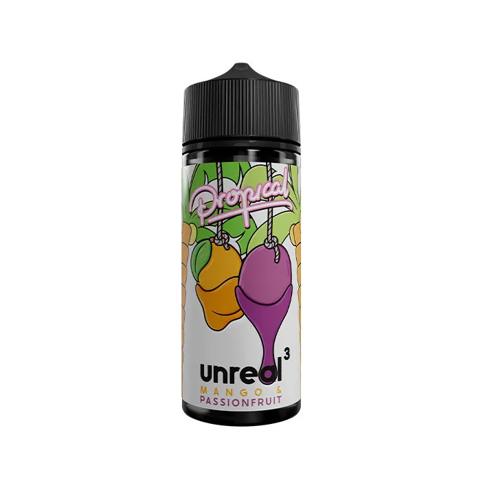 Unreal 3 Propical Mango & Passionfruit 100ml Shortfill E-Liquid
