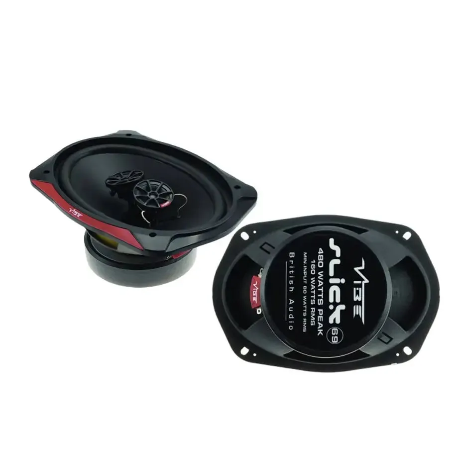 Vibe Audio SLICK693-V7 Slick 6x9 Inch Coaxial Speaker (480W)