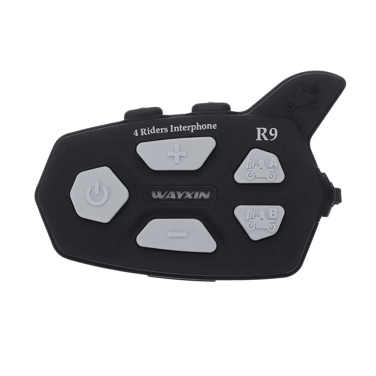 WAYXIN R9 1500M Universal Pairing Bluetooth 4 Riders Helmet Intercom Waterproof Motorcycle Full-Duplex FM Headsets Interphone