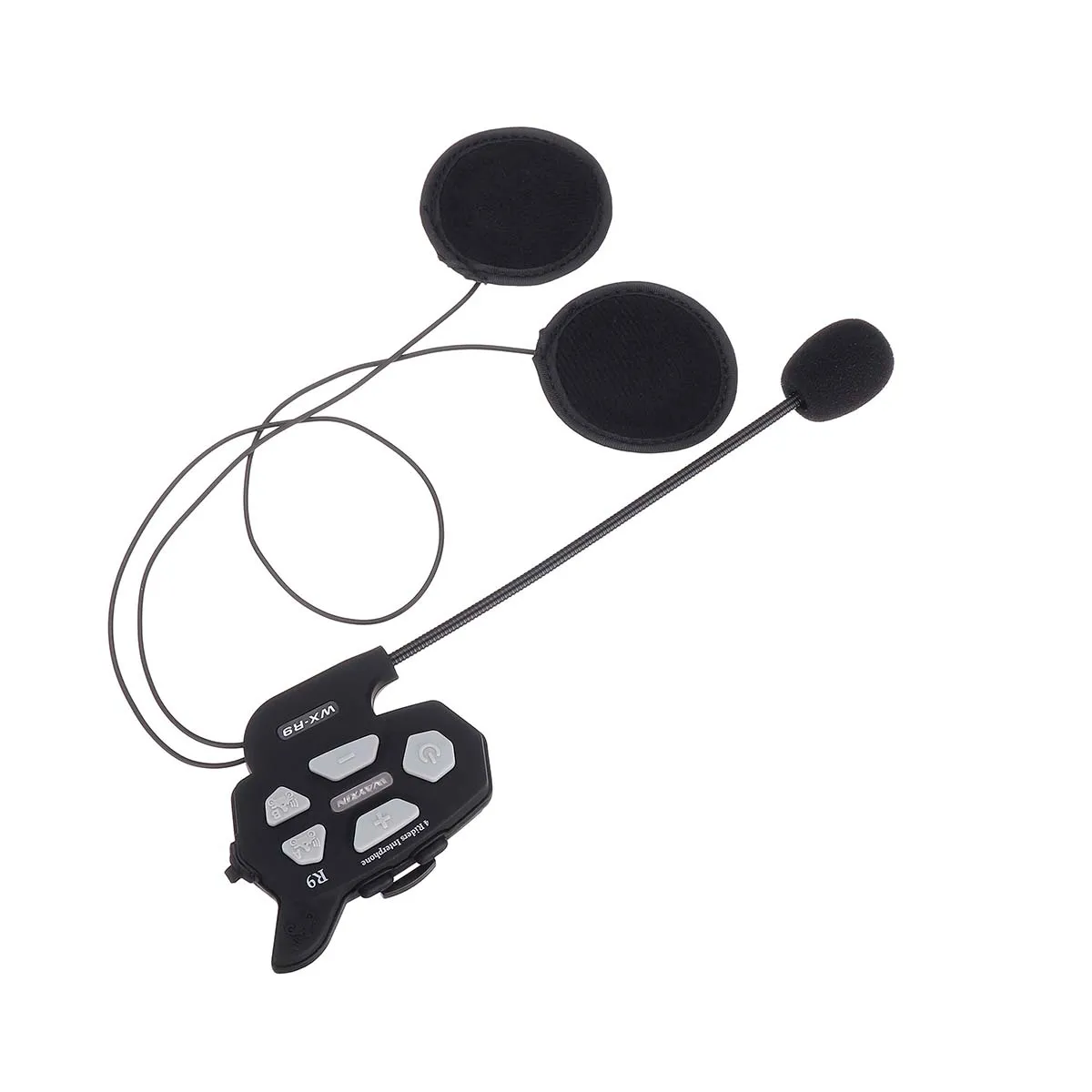 WAYXIN R9 1500M Universal Pairing Bluetooth 4 Riders Helmet Intercom Waterproof Motorcycle Full-Duplex FM Headsets Interphone