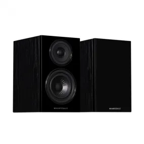 Wharfedale Diamond 12.0 Bookshelf speaker Compact 2 way with rear port (Pair) Black Oak Ex-Display Clearance