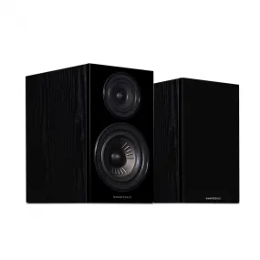 Wharfedale Diamond 12.2 Standmount Bookshelf speaker Compact 2 way (pair) Black Oak
