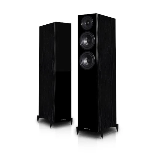 Wharfedale Diamond 12.4 Floor standing Speaker (pair) Black Oak