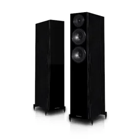 Wharfedale Diamond 12.4 Floor standing Speaker (pair) Black Oak