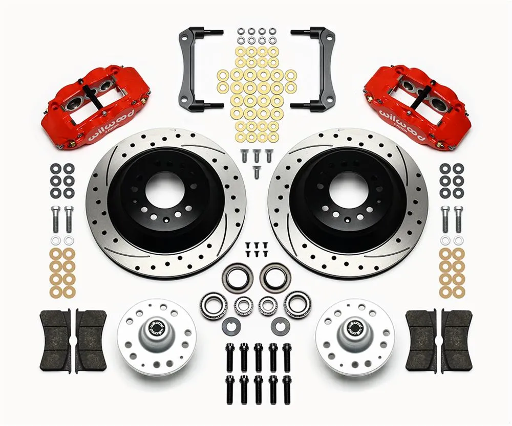 Wilwood Forged Narrow Superlite 6R Big Brake Front Brake Kits 140-12278-DR