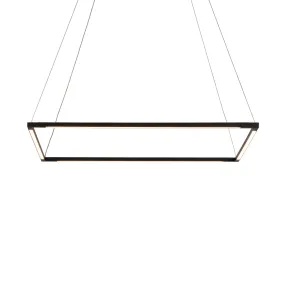 Z-Bar Medium Square Pendant