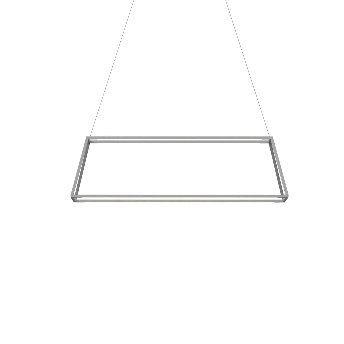 Z-Bar Rise Small Rectangle Pendant