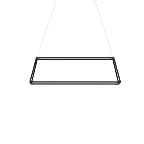 Z-Bar Rise Small Rectangle Pendant