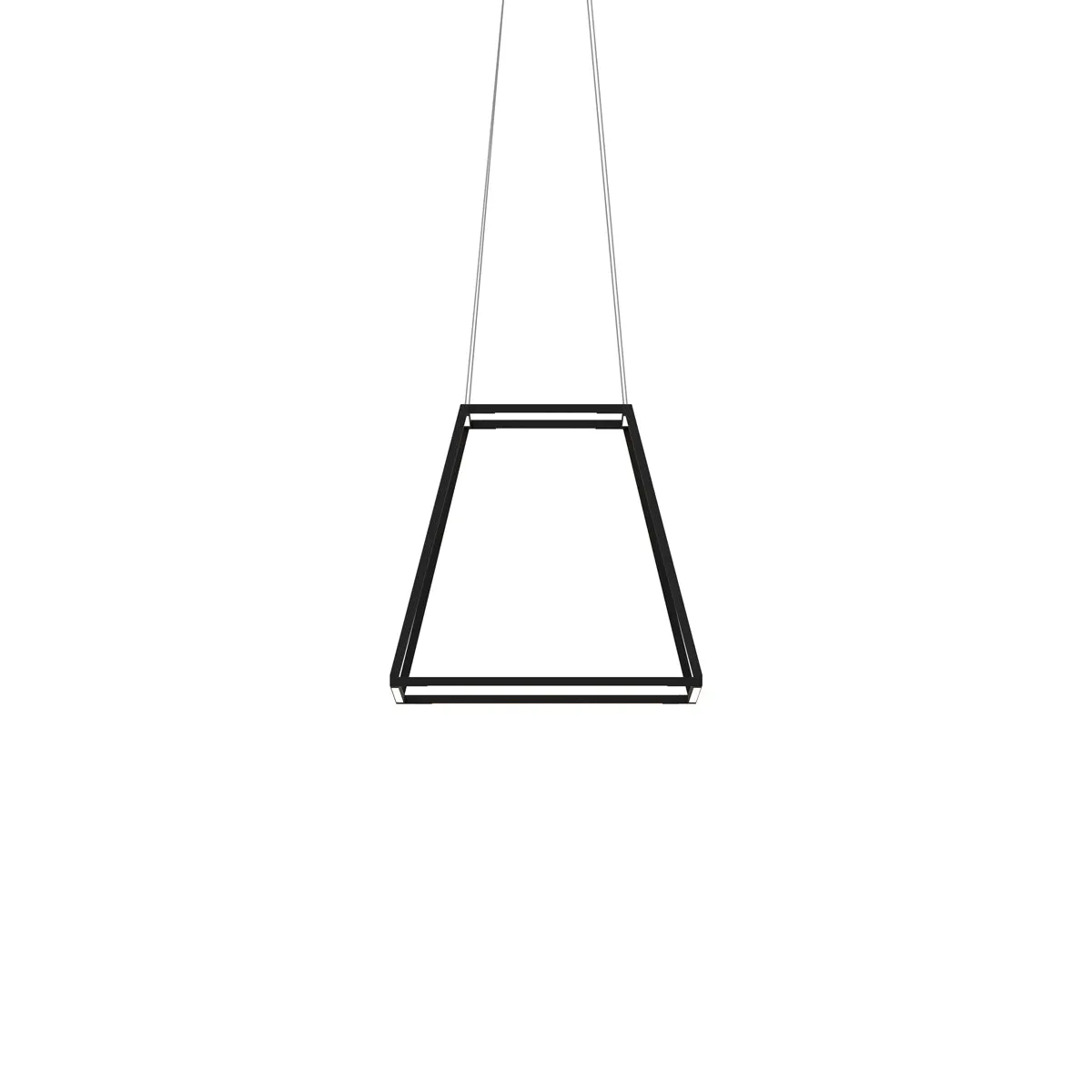 Z-Bar Rise Small Square Pendant