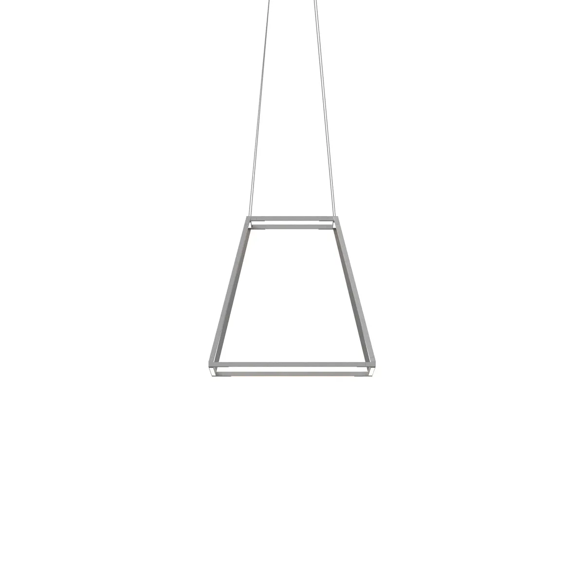 Z-Bar Rise Small Square Pendant