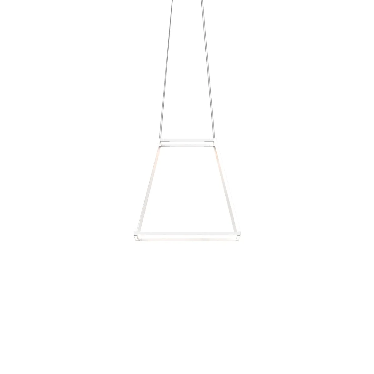 Z-Bar Rise Small Square Pendant